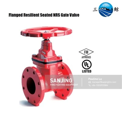 UL / FM Flanged NRS Rooj vag Valve